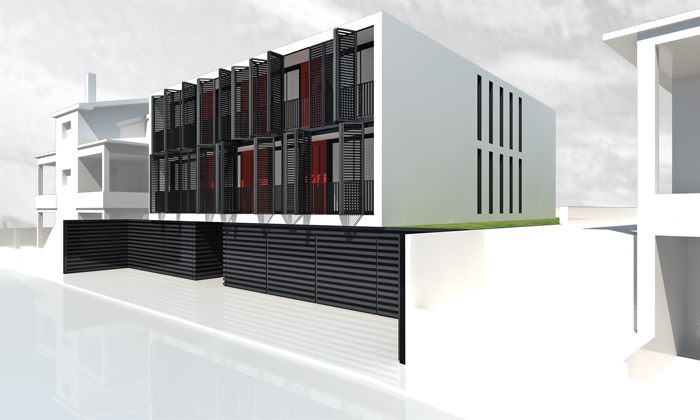 Edificio BB - Mirandela - render aberto