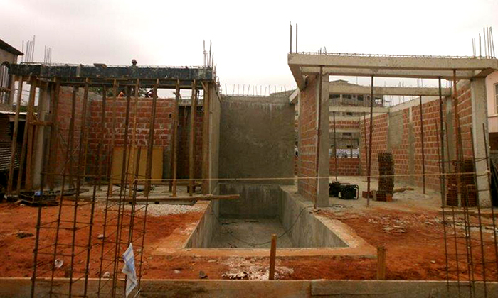 Moradia Unifamiliar Luanda - Obra Piscina