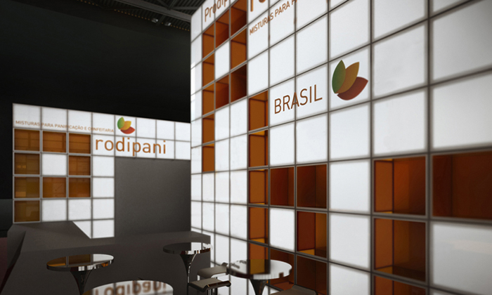 Stand Brasil 2012  Detalhe Expositores